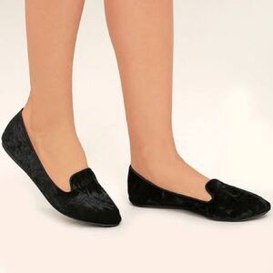 Nine West Panto Classic Black horse hair leather mule penny loafers 9.5